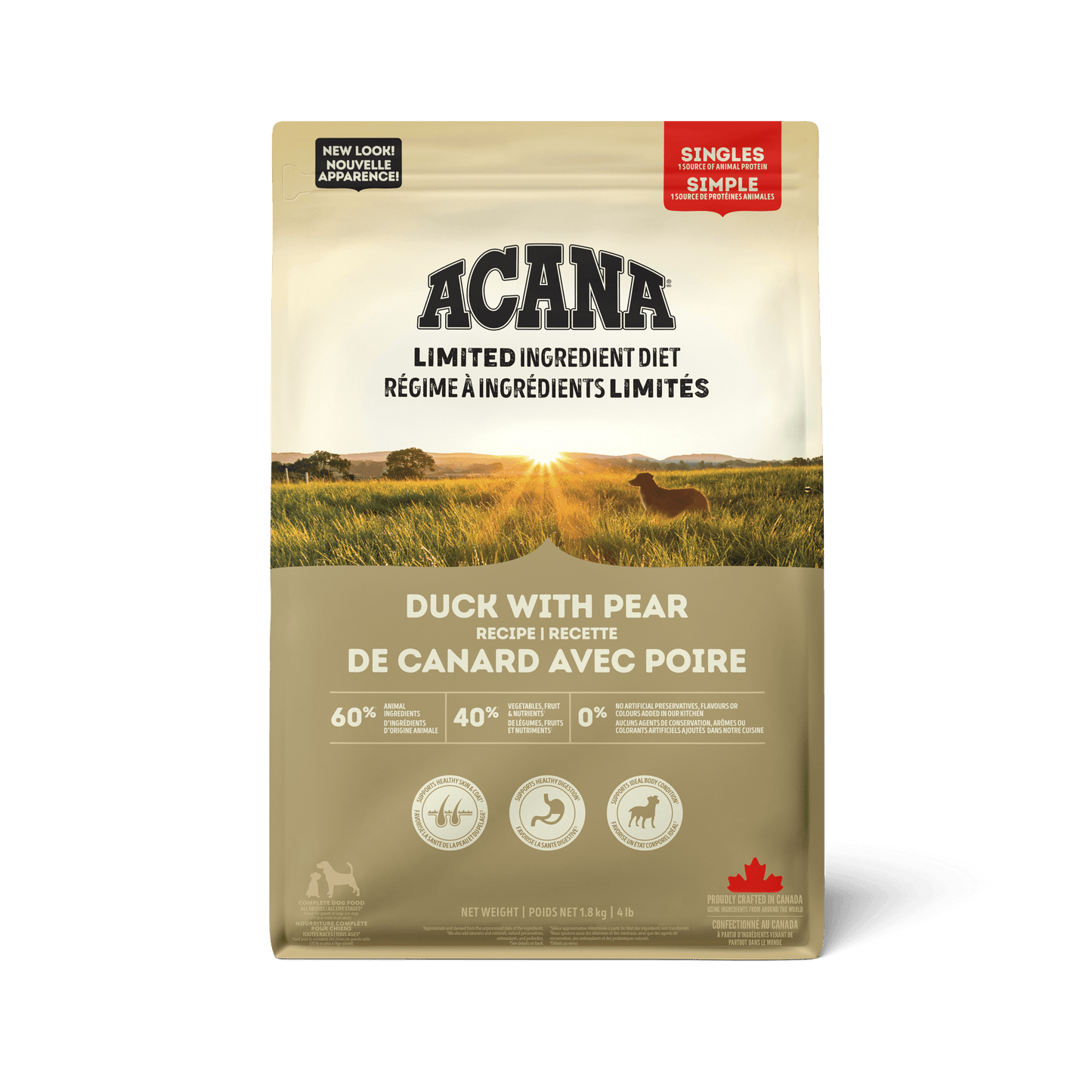 Acana Singles Limited Ingredient Diet Duck & Pear Dog Food Recipe