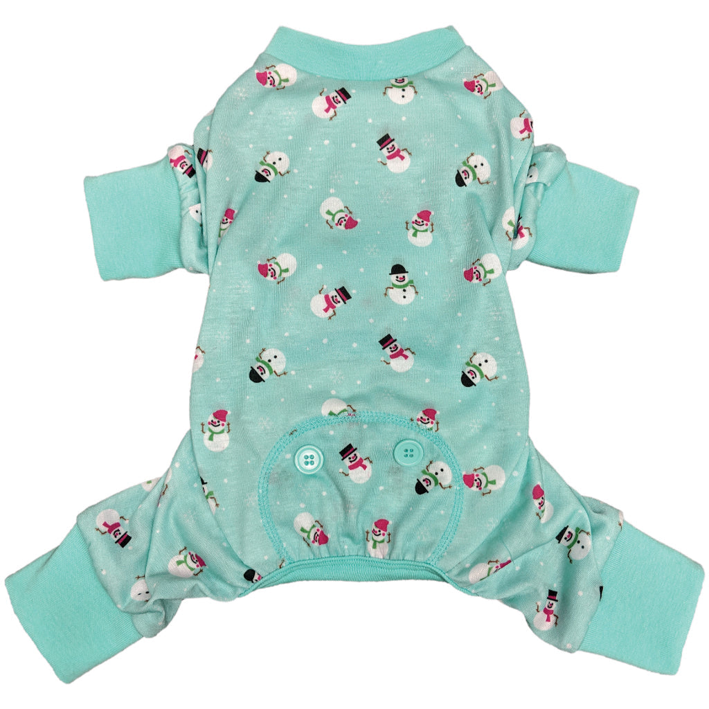 XMAS Snowmen PJs Blue