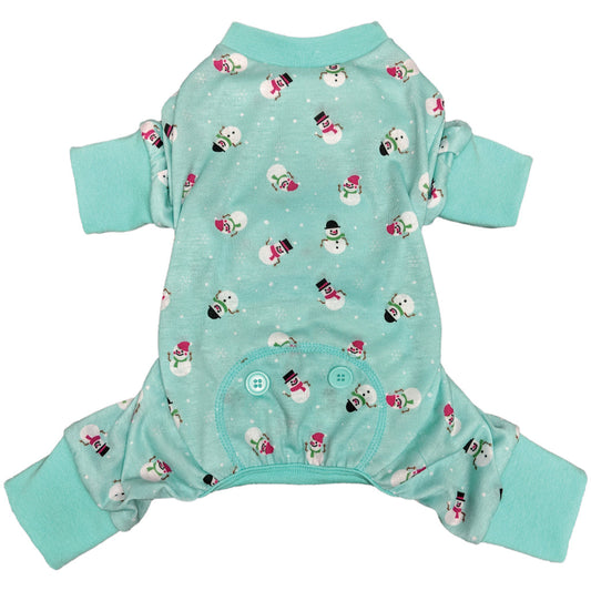 XMAS Snowmen PJs Blue