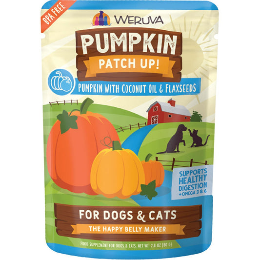 Weruva Dog Cat Pumpkin Coconut Oil 2,8oz, Pouch