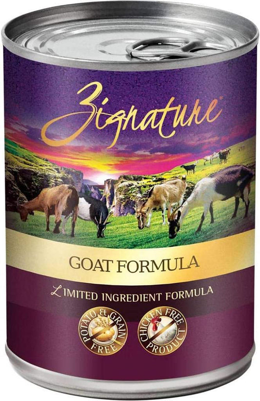 Zignature Dog Canned 13oz, Goat (Case Of 12)