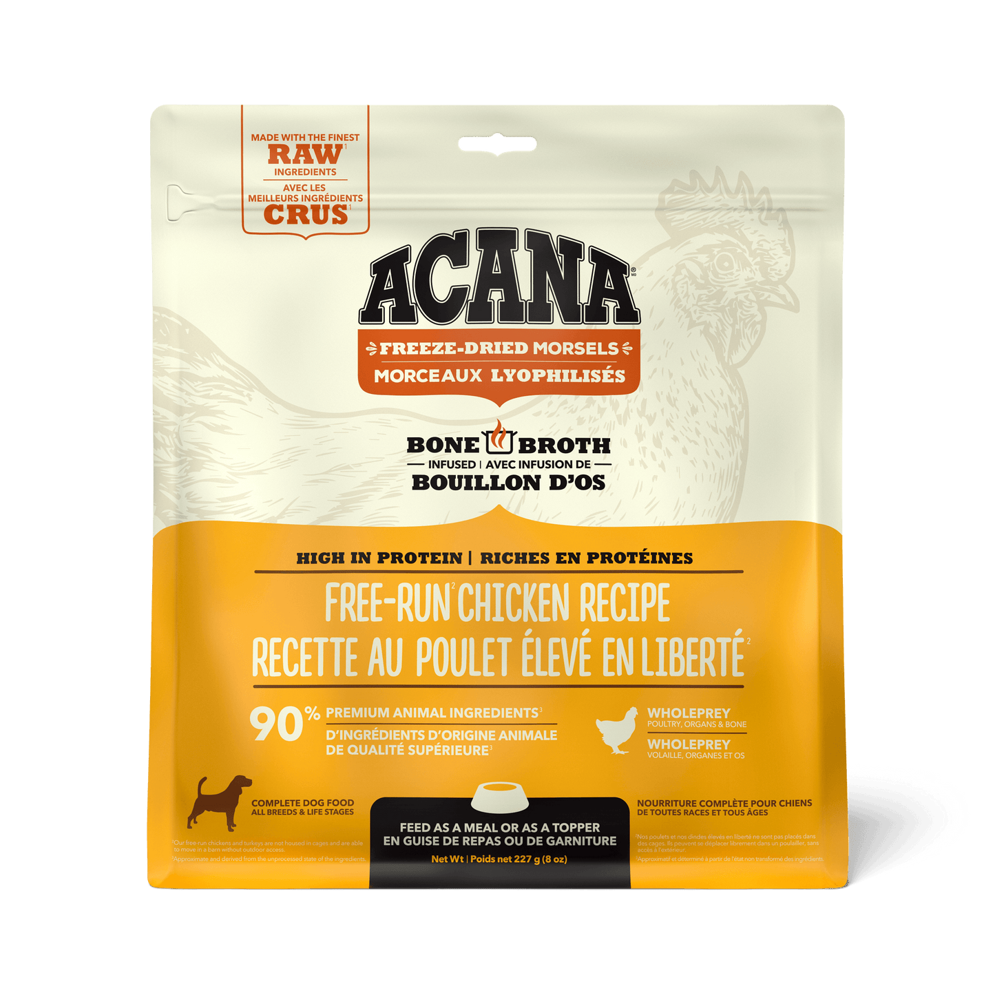 Acana Freeze-Dried Food Morsels Free-Run Chicken Recipe