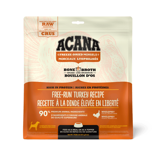 Acana Freeze-Dried Food Morsels Free-Run Turkey Recipe
