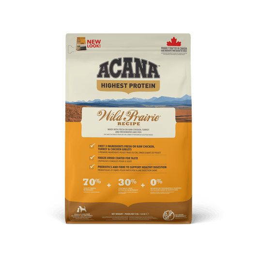 Acana Highest Protein Wild Prairie Dry Dog Food Recipe