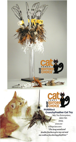 Vee PuRRfect Crunchy Feather Wand