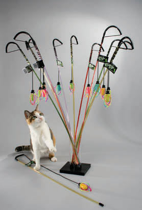Vee PURRfect Glow in the Dark Cat Wand