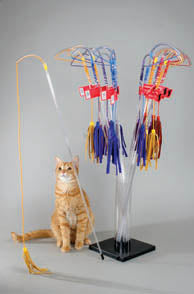 Vee PuRRfect Leather Cat Toy