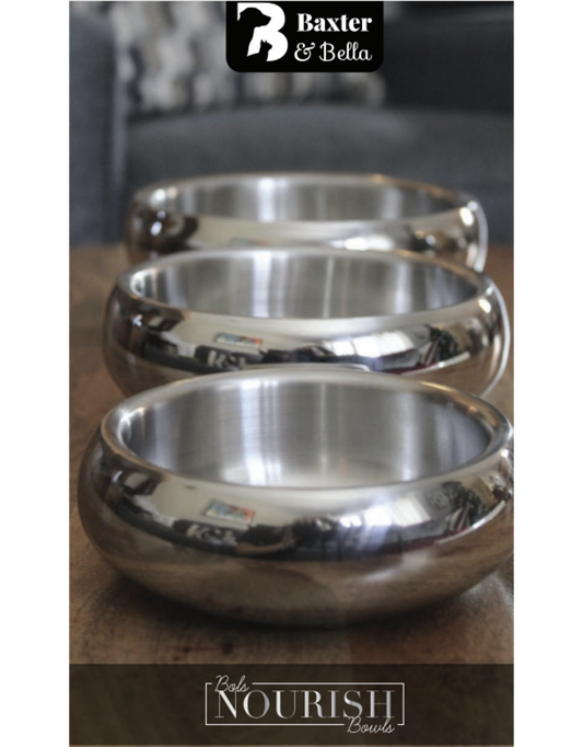 Baxter & Bella Stainless Steel Belly Bowl