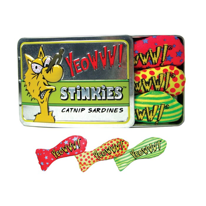 Yeowww Stinky Sardines Catnip Toy
